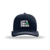 Let's Day Drink Structured Trucker - NAVY