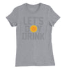 Let's Day Drink Sun Womens T-Shirt - Athletic Heather