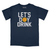 Let's Day Drink Sun Relaxed Fit T-Shirt - Navy