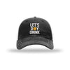 Let's Day Drink Sun Soft Mesh Trucker - BLACK