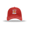 Let's Day Drink Sun Soft Mesh Trucker - RED