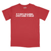 Levee's Going to Break Relaxed T-Shirt - BRICK