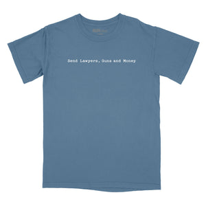 Send Lawyers Guns & Money Typewriter Relaxed T-Shirt