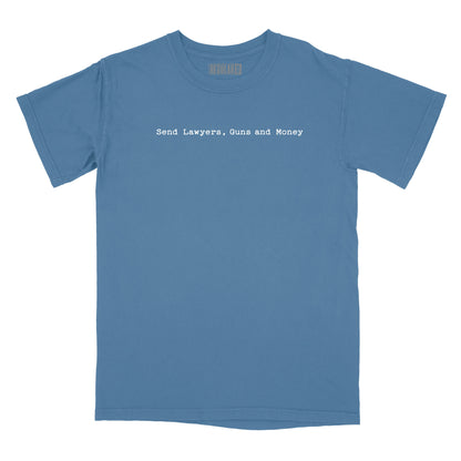 Send Lawyers Guns & Money Typewriter Relaxed Fit T-Shirt