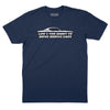 Life's Too Short to Drive Boring Cars T-Shirt - Navy