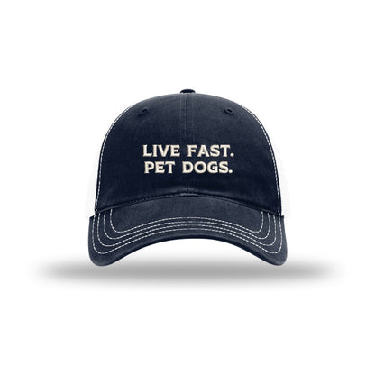 Live Fast Pet Dogs - Soft Mesh Trucker