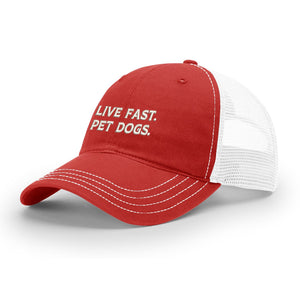 Live Fast Pet Dogs - Soft Mesh Trucker