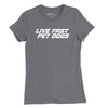Live Fast, Pet Dogs Womens T-Shirt - HEATHER FROST