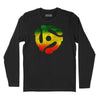 45 RPM Adapter Rasta Long Sleeve T-Shirt - Black
