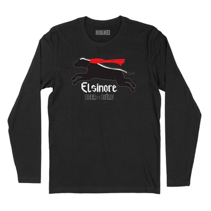 Elsinore Beer Flying Hosehead Long Sleeve T-Shirt