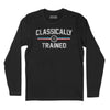 Classically Trained Manual Long Sleeve T-Shirt - Black