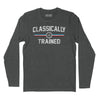 Classically Trained Manual Long Sleeve T-Shirt - Charcoal Heather
