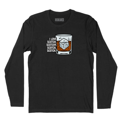 I Love Scotch Long Sleeve T-Shirt (Inspired by Ron Burgundy)