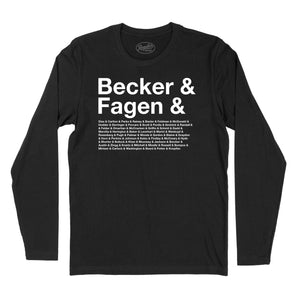 Becker & Fagen Et Al Long Sleeve T-Shirt (Inspired by Steely Dan)