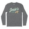 Josie's Vacation Revisited Long Sleeve T-Shirt (Inspired by The Outfield) - Charcoal Heather