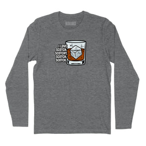 I Love Scotch Long Sleeve T-Shirt (Inspired by Ron Burgundy)
