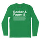 Becker & Fagen Et Al Long Sleeve T-Shirt (Inspired by Steely Dan)