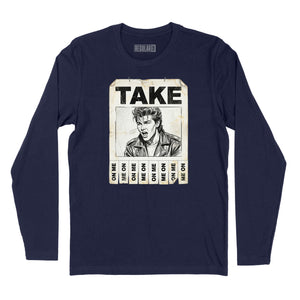 Take On Me Handbill Long Sleeve T-Shirt (Inspired by A-Ha)
