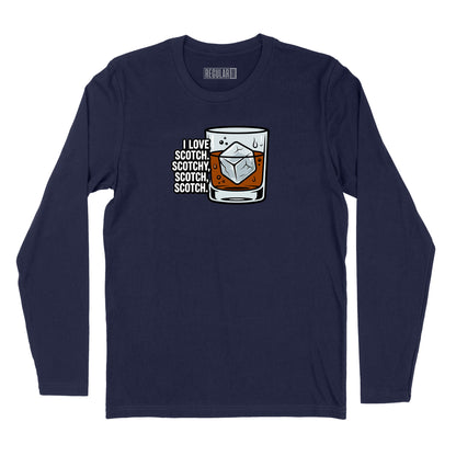 I Love Scotch Long Sleeve T-Shirt (Inspired by Ron Burgundy)