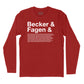 Becker & Fagen Et Al Long Sleeve T-Shirt (Inspired by Steely Dan)