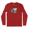 I Love Scotch Long Sleeve T-Shirt (Inspired by Ron Burgundy) - Red