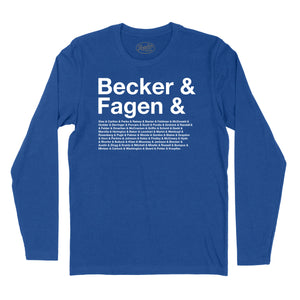 Becker & Fagen Et Al Long Sleeve T-Shirt (Inspired by Steely Dan)