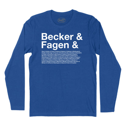 Becker & Fagen Et Al Long Sleeve T-Shirt (Inspired by Steely Dan)