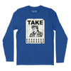 Take On Me Handbill Long Sleeve T-Shirt (Inspired by A-Ha) - Royal