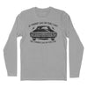 Is There Gas in the Car Long Sleeve T-Shirt - Inspired by Steely Dan - Heather Grey