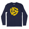 45 RPM Adapter Long Sleeve T-Shirt - Navy