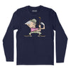 Fighting Judge Smails Long Sleeve T-Shirt - Navy