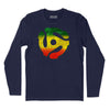 45 RPM Adapter Rasta Long Sleeve T-Shirt - Navy