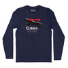 Elsinore Beer Flying Hosehead Long Sleeve T-Shirt - Navy