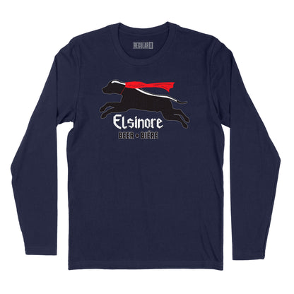 Elsinore Beer Flying Hosehead Long Sleeve T-Shirt