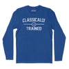 Classically Trained Manual Long Sleeve T-Shirt - Royal