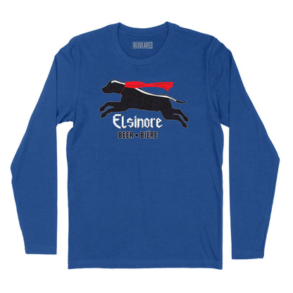 Elsinore Beer Flying Hosehead Long Sleeve T-Shirt