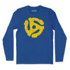 45 RPM Adapter Long Sleeve T-Shirt - Royal
