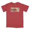 Magnum Pi License Plate Relaxed Fit T-Shirt - Brick