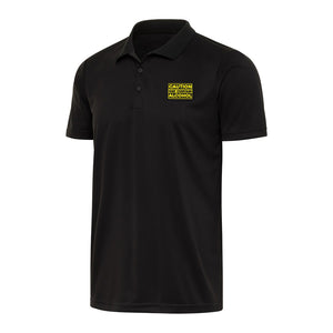 May Contain Alcohol Performance Polo