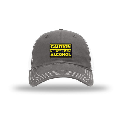 May Contain Alcohol Soft Mesh Trucker