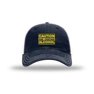 May Contain Alcohol Soft Mesh Trucker