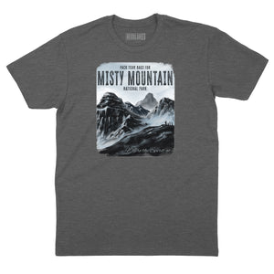 Misty Mountain National Park T-Shirt (Inspired by Led Zeppelin)