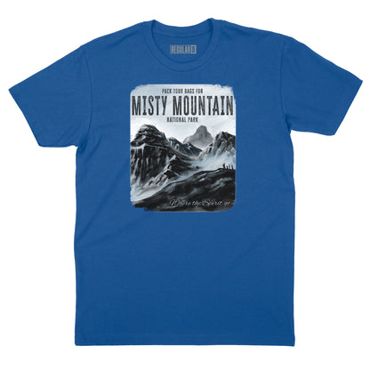 Misty Mountain National Park T-Shirt (Inspired by Led Zeppelin)