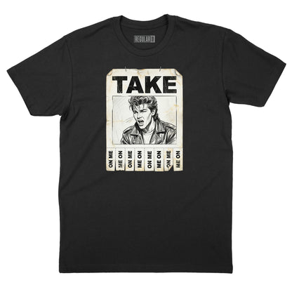 Take On Me Handbill T-Shirt (Inspired by A-Ha)