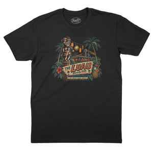 The Luau Tiki Bar T-Shirt — Black
