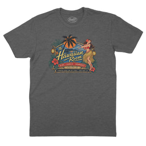 The Hawaiian Room Tiki Bar T-Shirt — Charcoal Heather