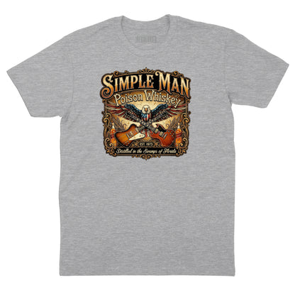 Simple Man Poison Whiskey T-Shirt (Inspired by Lynyrd Skynyrd)