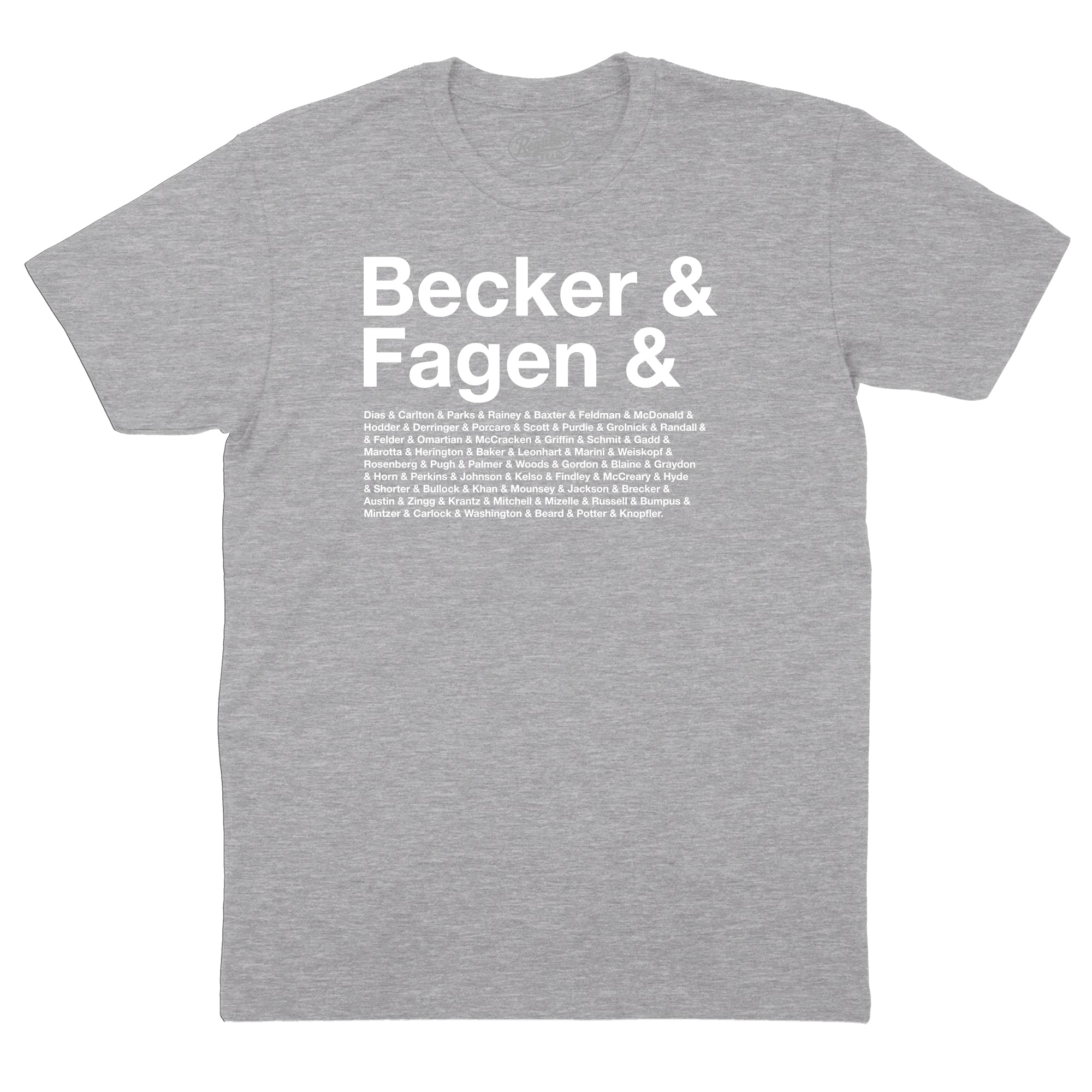 Becker & Fagen Et Al T-Shirt – Funny Steely Dan Inspired Music