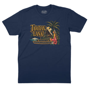 Tahitian Lanai Tiki Bar T-Shirt — Navy