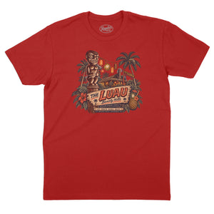 The Luau Tiki Bar T-Shirt — Red